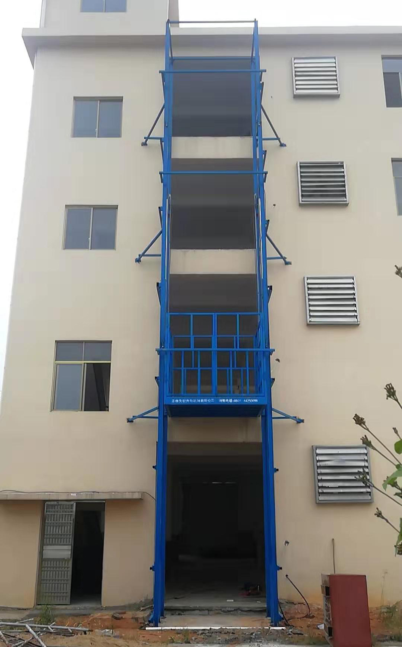 张家口室外导轨式升降平台